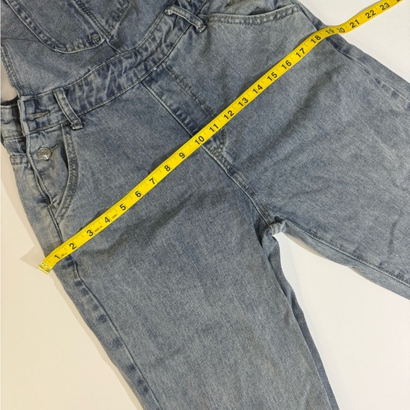 Denim Overalls with Adjustable Straps - Picture 2 of 12